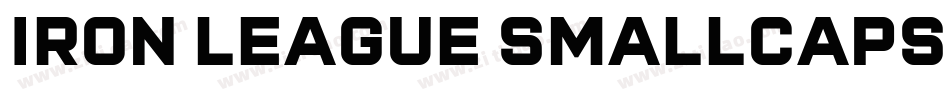 Iron League smallcaps Black字体转换
